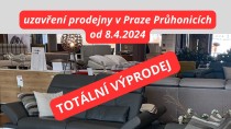Ven zkaznci,prodejna v Praze Prhonicch byla uzavena. Pipravujeme pro Vs exkluzivn showroom v Praze. Objednvky plat.